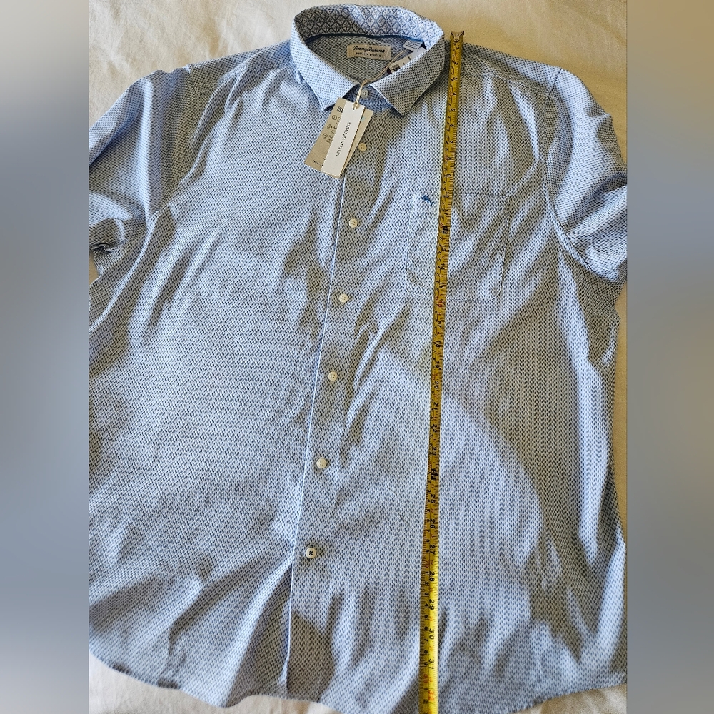 Tommy Bahama Men's IslandZone Shirt NWT 2XLT Vacation Blue - Picture 5 of 7